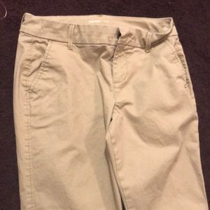 Worn once tan khaki pants size 0 skinny